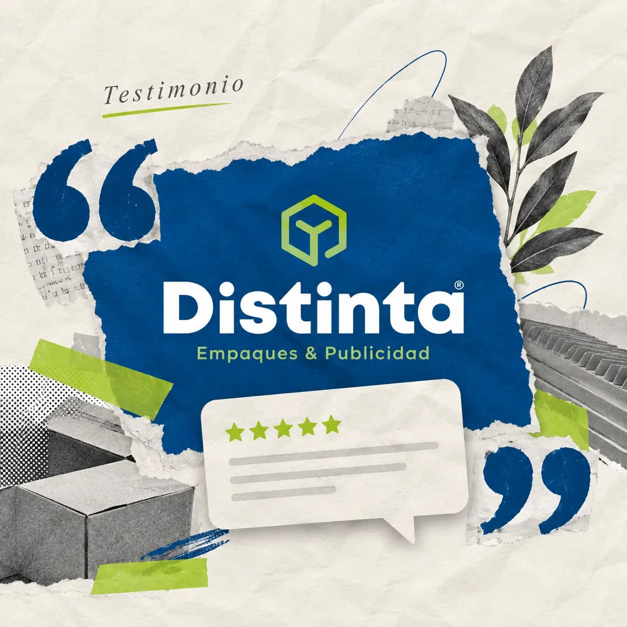 Logo de Distinta Empaques & Publicidad